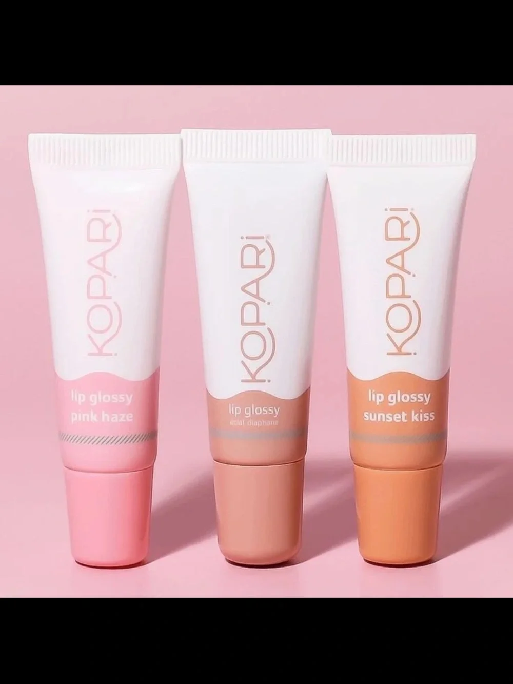 Kopari Lip Kit Trio – Birthday Suit, Pink Haze  & Sunset Kiss New FullSz